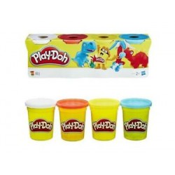 PLAY DOH 4 POTS PLASTILINA