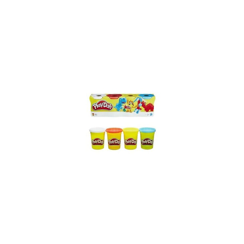 PLAY DOH 4 POTS PLASTILINA