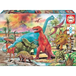 PUZZLE 100 DINOSAURES