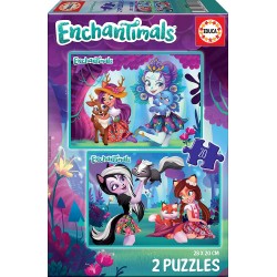 PUZZLE 2X20 ENCHANTIMALS