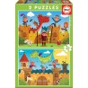 PUZZLE 2X48 DRACS I CAVALLERS