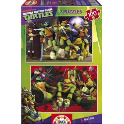 PUZZLE 2X100 TORTUGUES NINJA