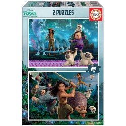 PUZZLE 2X100 RAYA Y DRAGON