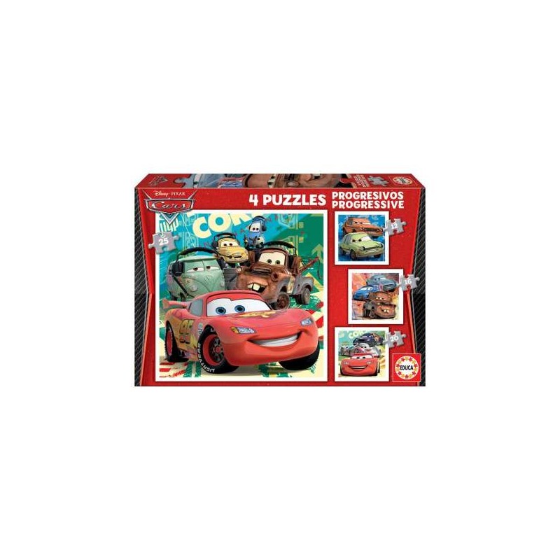 PUZZLE PROGRE. CARS