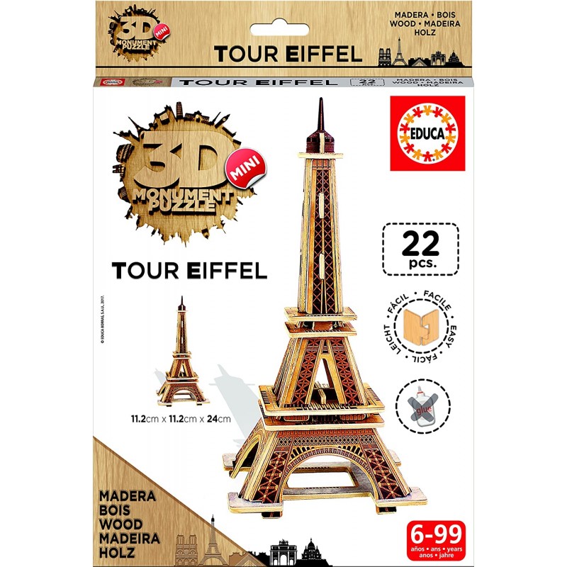 PUZZLE 3D FUSTA EIFFEL