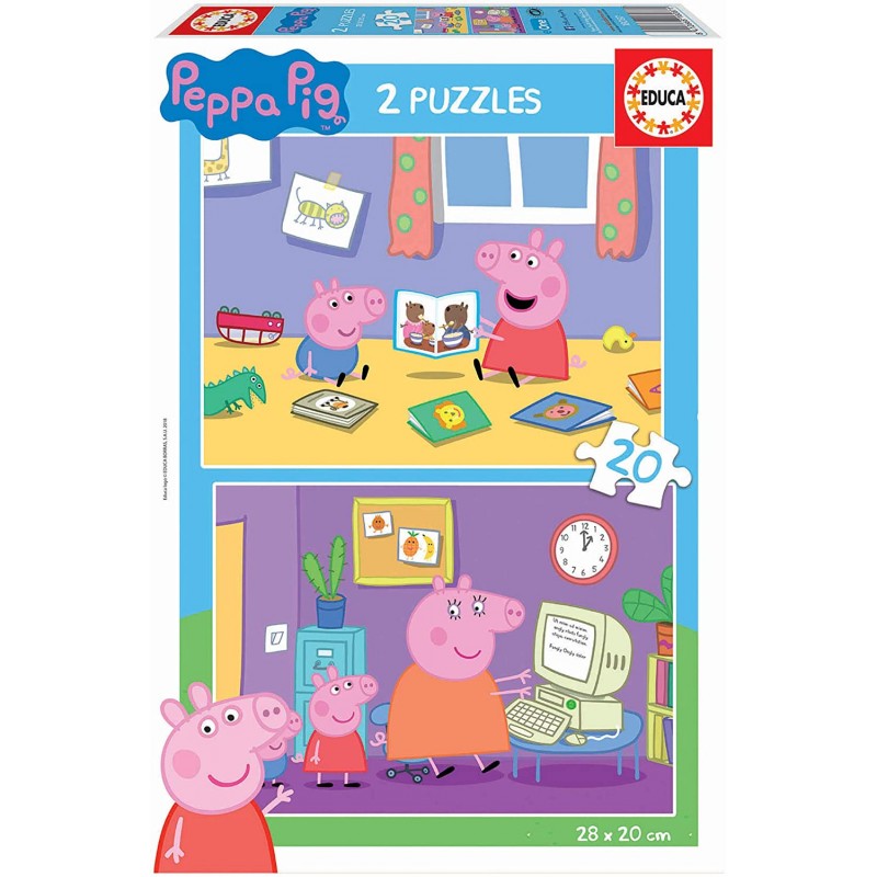 PUZZLE 2X20 PEPPA PIG