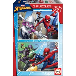 PUZZLE 2X48 SPIDERMAN