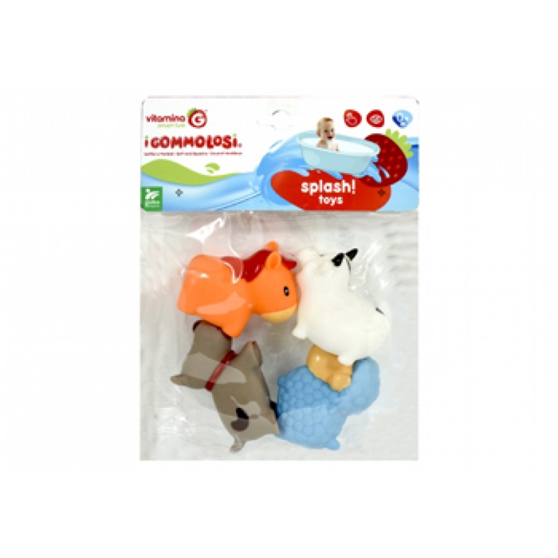 ANIMALS GRANJA LATEX 4pcs