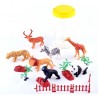 POT ANIMALS SELVA 18pcs