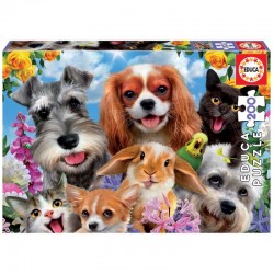 PUZZLE 200 SELFIE MASCOTES