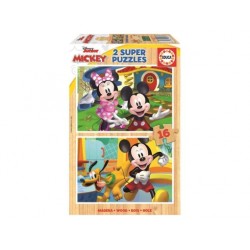 PUZZLE 2X16 MICKEY Y MINNIE...