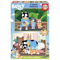 PUZZLE 2X16 BLUEY