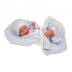 BEBE RN CARLO 42cm BLAU
