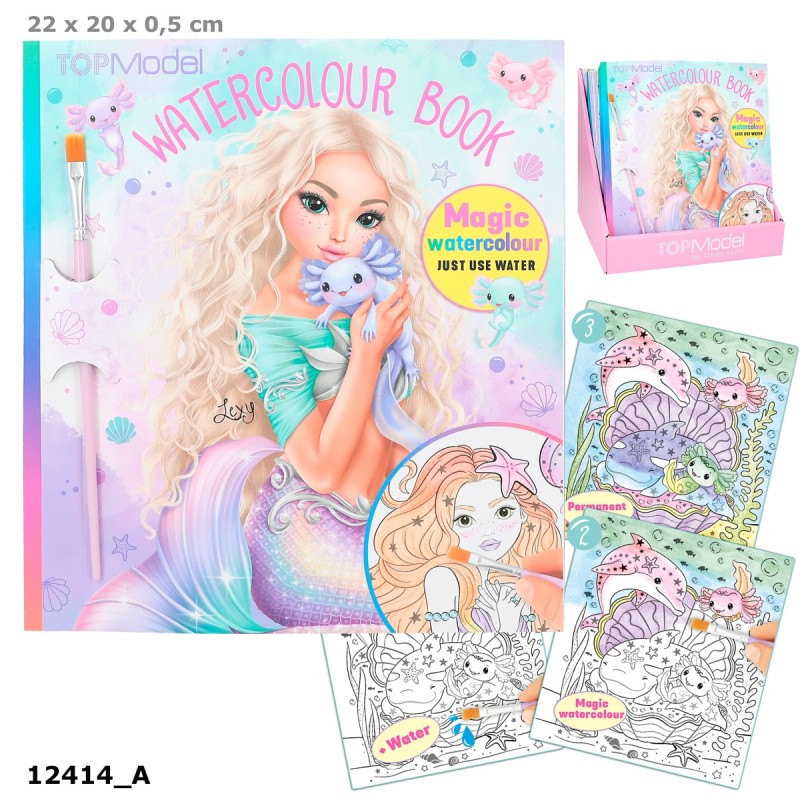 LLIBRE AQUARELES MERMAID