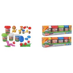 SET 4 POTS PLASTILINA