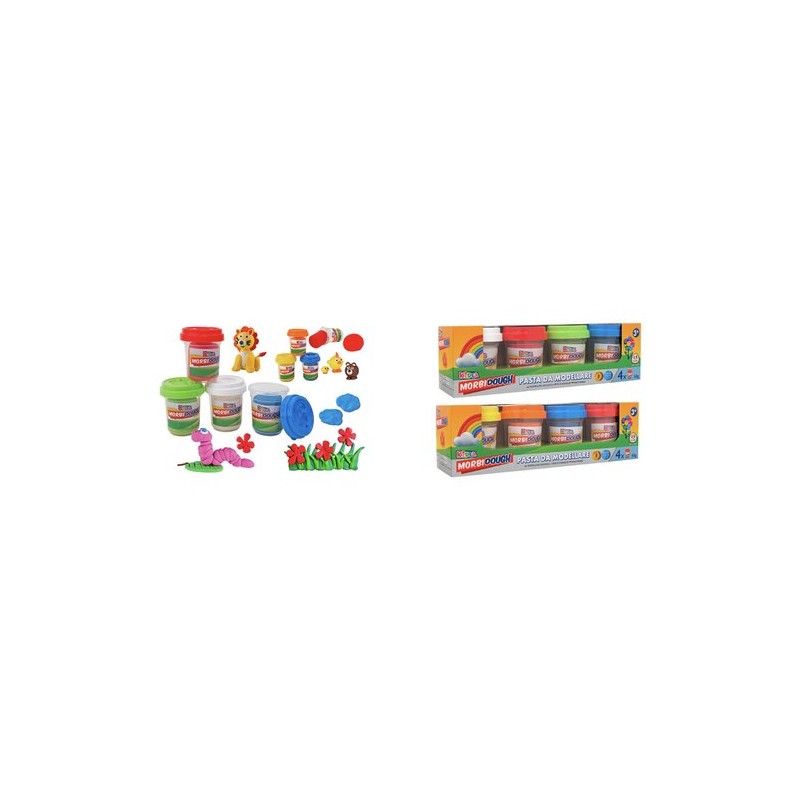 SET 4 POTS PLASTILINA