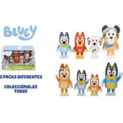 BLUEY  PACK 4 FIGURES