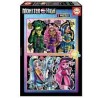 PUZZLE 2X100 MONSTER HIGH