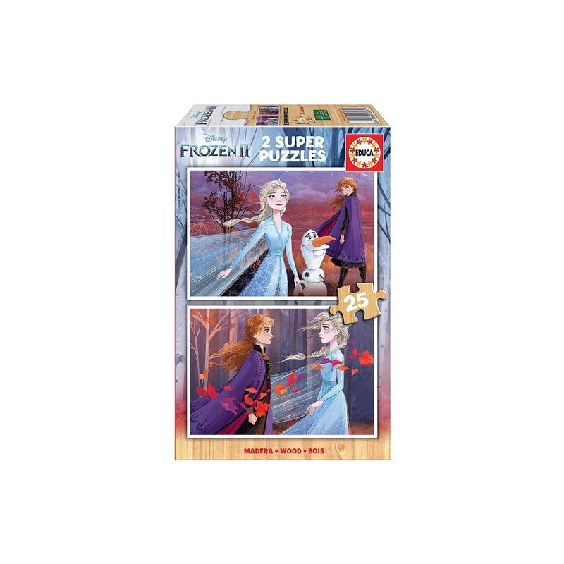 PUZZLE  2X25 FROZEN FUSTA