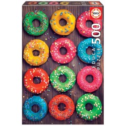PUZZLE 500 DONUTS COLORS