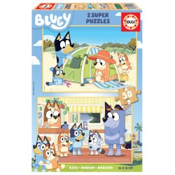 PUZZLE 2X50 BLUEY FUSTA