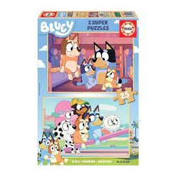 PUZZLE 2X25 BLUEY FUSTA