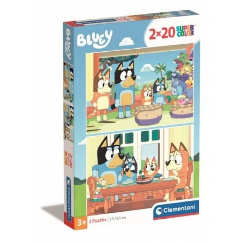 PUZZLE 2 X20 BLUEY