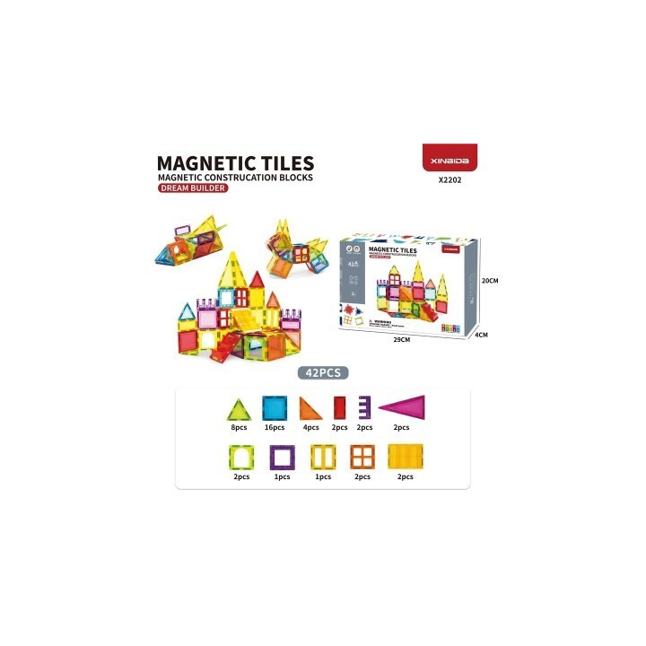MAGNETIC BLOCS 42 pzas