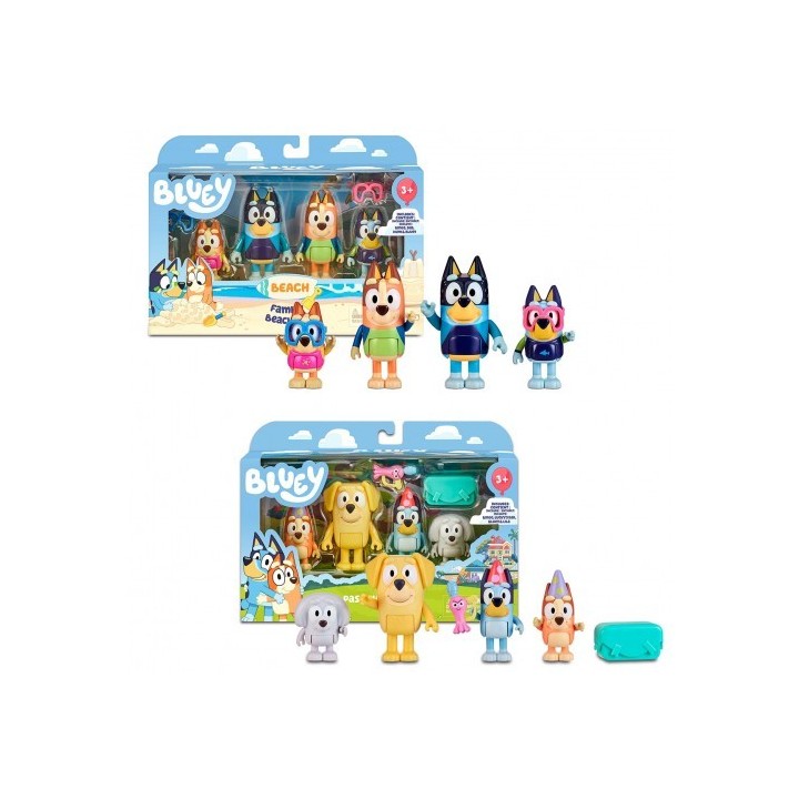 PACK 4 FIGURES BLUEY ASST