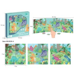 PUZZLE  MAGNETIC  DINOS