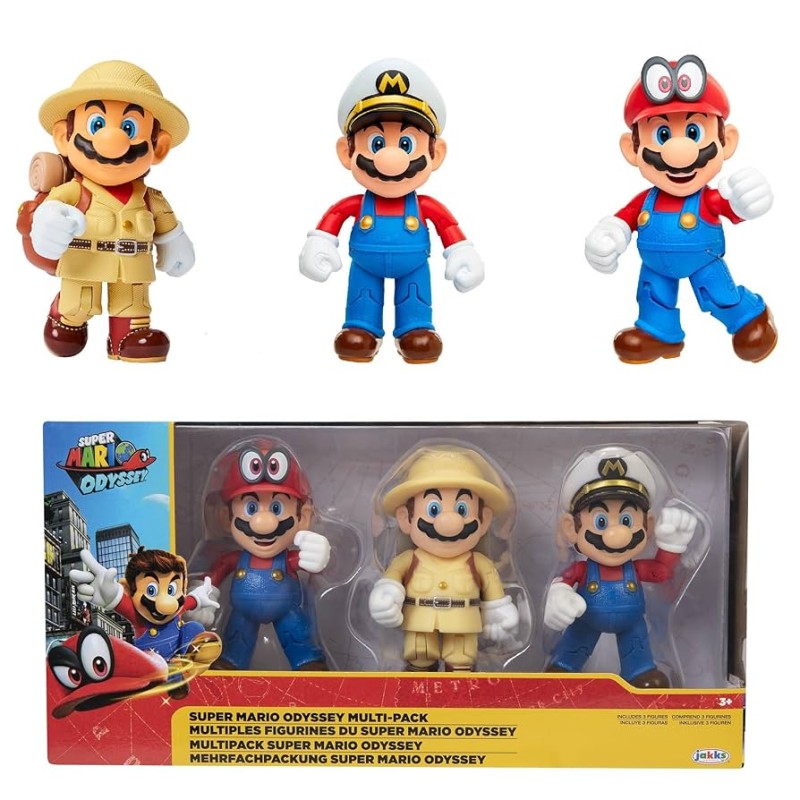 PACK 3 FIGURES SUPER MARIO