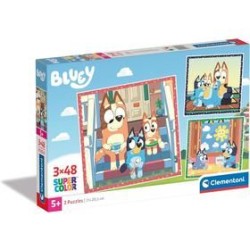 PUZZLE 3 X 48 BLUEY