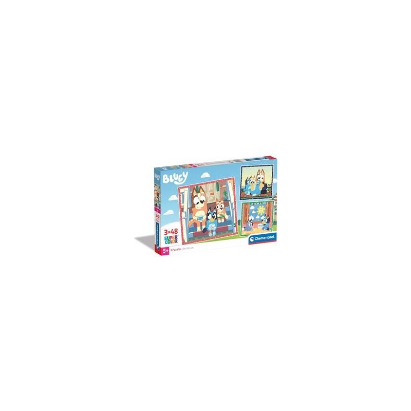 PUZZLE 3 X 48 BLUEY