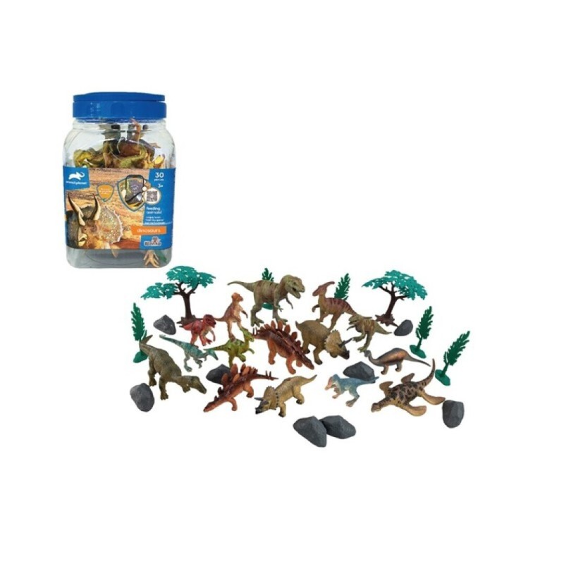 POT 30 DINOSAURES