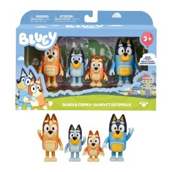 BLUEY PACK 4  FIGURES