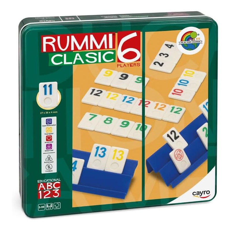 RUMMY 6 METAL BOX