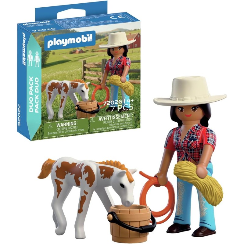 PLAYM. DONA AMB CAVALL