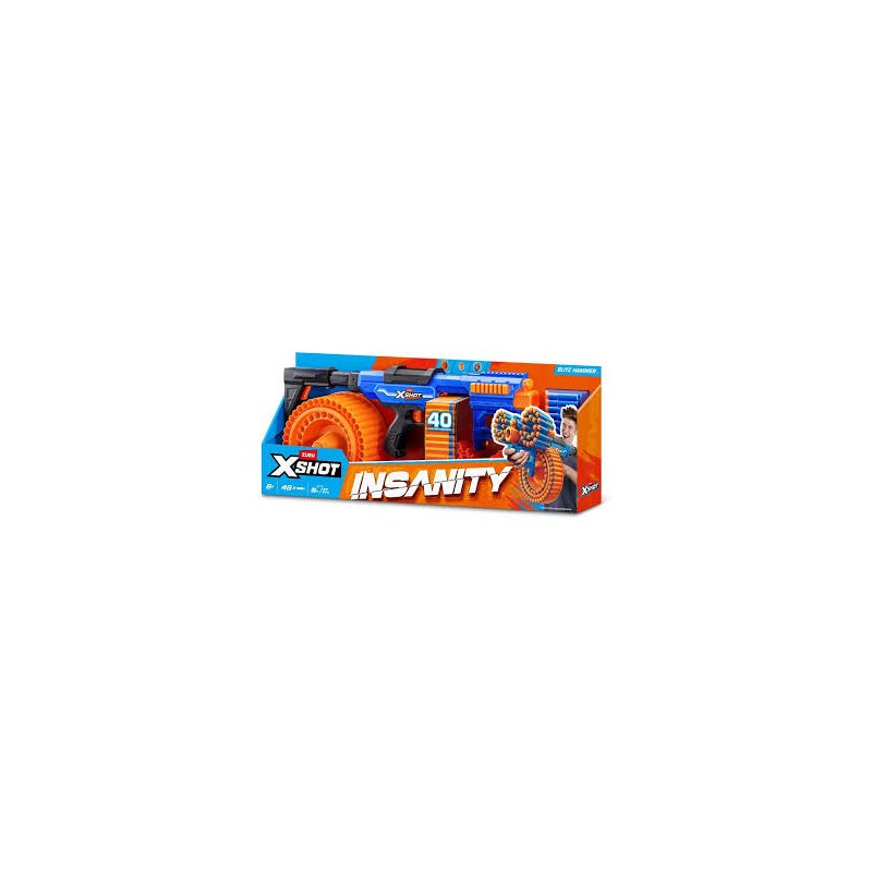 X-SHOT INSANITY BLITZ HAMMER 48 DARDS