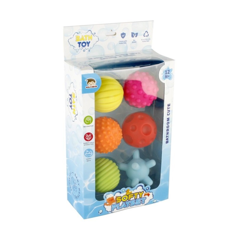 PACK 6 BOLAS SENSORIALS